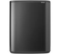 Brabantia Bo papelera 2 l negro-gris 233609