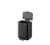 Brabantia Cubo de basura con pedal Bo 4 L Negro mate
