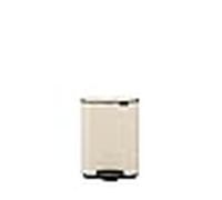Brabantia Cubo de basura Bo Pedal 4L, pedal y cubo extraíble, incluye bolsas PerfectFit, beige claro