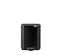 Brabantia bo pedal cubo de basura 7l (negro mate), papelera cocina con