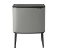 Brabantia Bo Touch Bin 11+23 L Mineral concrete grey
