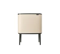 brabantia Bo Touch Bin 36 L con un Cubo de Basura - Soft Beige brabantia