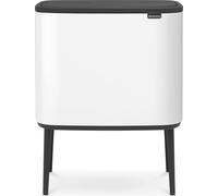 brabantia Bo Touch Bin 36 L con un Cubo de Basura - White brabantia