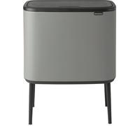 brabantia Bo Touch Bin 3x11 L con 3 compartimentos - Mineral Concrete Grey brabantia