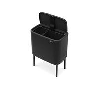 Brabantia Bo Touch Bin Cubo de Basura, Negro, 11 + 23 litros