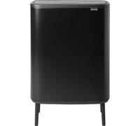 Brabantia Bo Touch Bin Hi 60l con inserto de plástico - negro mate