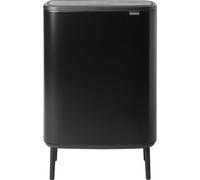 brabantia Bo Touch Bin Hi con 2 Cubos Interiores de 30 L - Matt Black brabantia