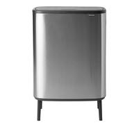 Brabantia Bo touch bin high 60 L acero cepillado mate