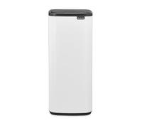 Brabantia Cubo de basura Bo Touch Bin 30 L – Soft-Touch, cubo extraíble, blanco