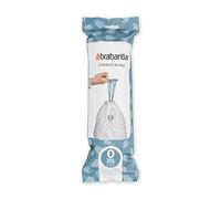 Brabantia Bolsa de Basura para Flatback, 1 Rollo, 30 L, Plástico, Blanco, 43.5x1x76 cm, 20 Unidades