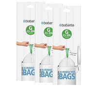 Brabantia - Bolsas de basura (30 L, tamaño G), 3 unidades