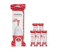 Brabantia Bolsas de Basura PerfectFit 6 lotes (Código J/20-25L) Extra Resistentes Bolsas con cinta de cierre (120 Bolsas)