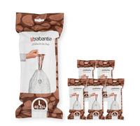 Brabantia Bolsas de Basura PerfectFit 6 lotes (Código L/40-45L) Extra Resistentes Bolsas con cinta de cierre (120 Bolsas)