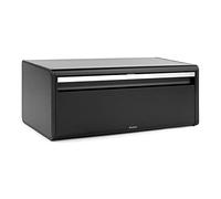 Brabantia - Caja de pan con tapa abatible, Negro (Matt Negro), 46.5 x 25 x 18.7 cm