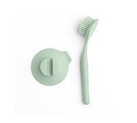 Brabantia Cepillo para platos con soporte con ventosa Brabantia Jade green