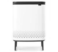 Brabantia Cesto de la ropa Bo high 2x45 L blanco
