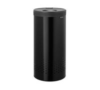 Brabantia Cesto de lavandería Brabantia tapa de plástico 35 L Negro mate