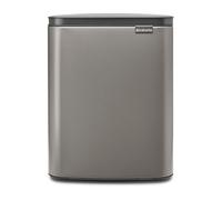 Brabantia Cubo de basura Bo 12 L Platinum