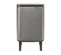 Brabantia Cubo de basura Bo alto 7 L Platinum