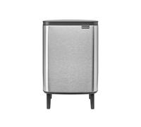 Brabantia - cubo de basura bo hi 12 l con tapa de cierre suave, interi
