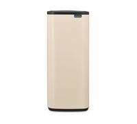 Brabantia Cubo de basura Bo Touch Bin 30 L Apertura Soft-Touch, cubo extraíble Beige suave
