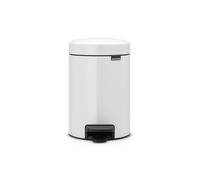 Brabantia Cubo de basura con pedal, Blanco, 3 l
