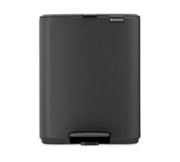 Brabantia Cubo de basura con pedal Bo 12 L Mineral Infinite Grey
