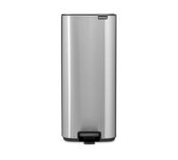 Brabantia Cubo de basura con pedal Bo 30 L Acero mate antihuellas