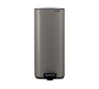 Brabantia Cubo de basura con pedal Bo 30 L Platino