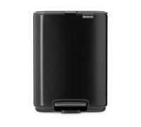 Brabantia Cubo de basura con pedal Bo 4 L Negro mate