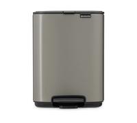 Brabantia Cubo de basura con pedal Bo 4 L Platino
