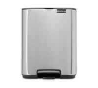 brabantia Bo - Cubo de Pedal, 7 L - Matt Steel Fingerprint Proof brabantia
