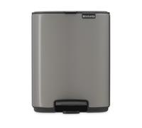 brabantia Bo - Cubo de Pedal, 7 L - Platinum brabantia