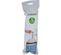 brabantia Rollo de Bolsas de Basura PerfectFit - 23-30L (G) - 20 Unidades brabantia