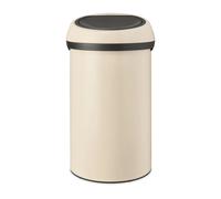 Brabantia Cubo de basura redondo Touch Bin 60 L Soft Beige
