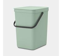 Brabantia - cubo de basura sort & go 25l - papelera grande de reciclaj