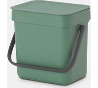 Brabantia Ordenar y ordenar Go cubo de basura 3l - verde
