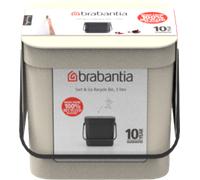 brabantia Cubo de Basura Sort & Go, 3 Litros - Soft Beige brabantia