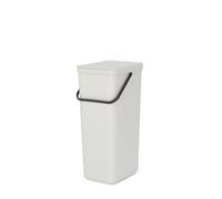 brabantia Cubo de Basura - Sort & Go, 40 L - Light Grey brabantia