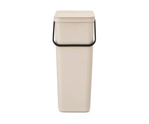 Brabantia Cubo de basura Sort & Go 40 L Soft Beige