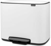 brabantia Cubo de Pedal Bo, 36 Litros, con Cubo de Plástico - White brabantia