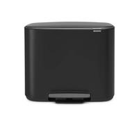 Brabantia Cubo de pedal Bo 36L negro mate