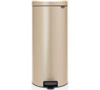 brabantia Cubo de Pedal Newicon, 30 Litros, con Cubo de Plástico - Champagne brabantia