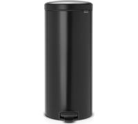 brabantia Cubo de Pedal Newicon, 30 Litros, con Cubo de Plástico - Matt Black brabantia