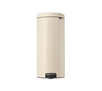 brabantia Cubo de Pedal Newicon, 30 Litros, con Cubo de Plástico - Soft Beige brabantia
