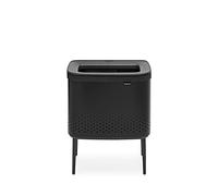 Brabantia Cesto de la ropa Bo 60 L negro mate