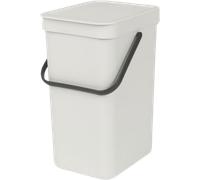 Brabantia Ordenar y ordenar Go cubo de basura 12l - gris claro