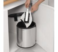 Brabantia De Luxe papelera 15 l acero-negro 418181