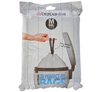 Brabantia Dispensador de Bolsas de Basura, código M, 60 litros, 30 Bolsas