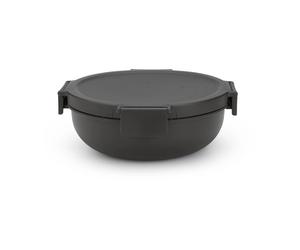 Brabantia Ensaladera Make & Take 1.3 L gris oscuro